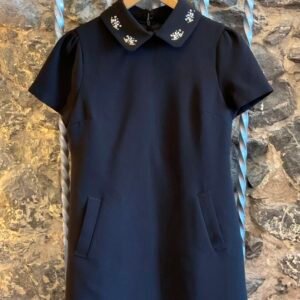 Vestido Negro pedrería